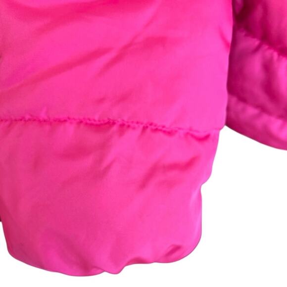Children’s place bright pink puffer jacket winter snow lightweight casual - Picture 6 of 8